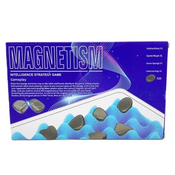 МАГНИТНАЯ СТРАТЕГИЧЕСКАЯ ИГРА «20 КАМНЕЙ МАГНИТОВ» ИНТЕЛЛЕКТУАЛЬНАЯ ИГРА ДЛЯ ВЕЧЕРИНКИ