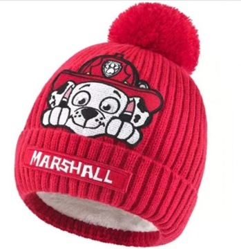 CZAPKA ZIMOWA CIEPŁA PAW PSI PATROL MARSHALL dla dziecka
