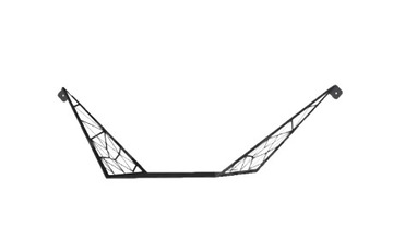Półka Ścienna Metalowa Ażurowa Dekoracja Loft V52
