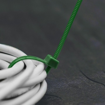 КАБЕЛЬНАЯ СТЯЖКА ЛЕНТА КАБЕЛЬНАЯ СТЯЖКА ЗЕЛЕНАЯ КАБЕЛЬНАЯ СТЯЖКА 2,5 Х 100 ММ