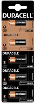 5x Bateria Duracell A23 MN21 LRV08 L1028 V23GA 12V