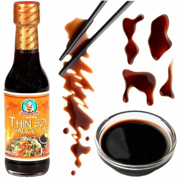 Tajski Sos Sojowy Jasny Light Soy Sauce Jakość Premium Klasyczny Smak 250ml
