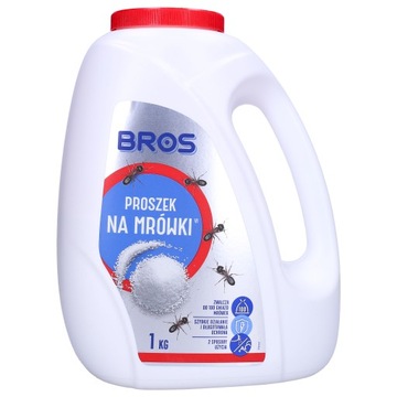 BROS mocny proszek solniczka trutka na mrówki 1kg