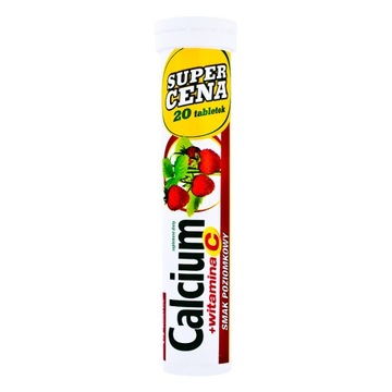 CALCIUM + WITAMINA C WAPNO UCZULENIE ALERGIA