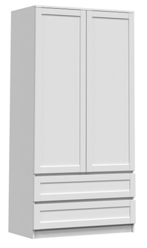 ПАФОС SS-90 ШКАФ - БЕЛЫЙ МАТОВЫЙ В РАМКЕ