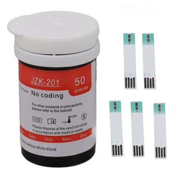 Тест-полоски для измерения уровня глюкозы в крови 50 шт.