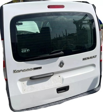 RENAULT KANGOO II III FACELIFT VÍKO KUFRU ZADNÍ KOMPLETNÍ SKLO (OKNO) ORIGINÁLNÍ