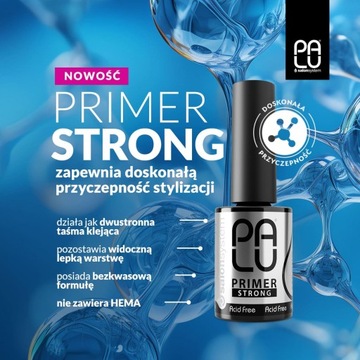 PALU PRIMER STRONG LEPKI PRIMER BEZKWASOWY POD ŻELE HYBRYDY 11 ml