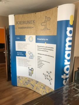 Рекламная стена POP UP, ширина 280 x высота 229, с печатью HIT