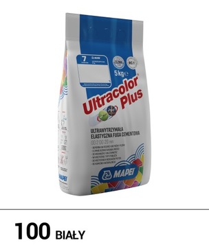 MAPEI FUGA ULTRACOLOR PLUS 100 BIAŁY 5 kg