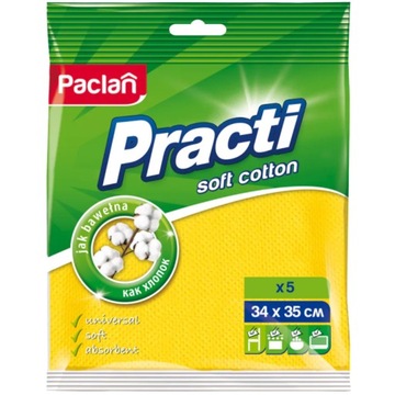 PACLAN Ścierka Jak Bawełna 5 sztuk