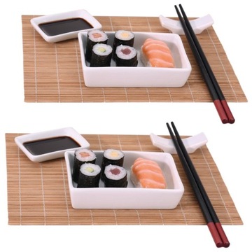 Zestaw do sushi zestaw do serwowania sushi 7 el.