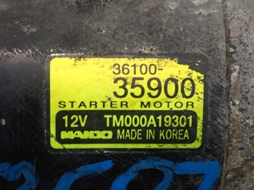 KIA SORENTO I 02-06 3,5 194KM STARTÉR 3610035900 TM000A19301 9 ZUBŮ