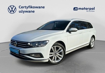 Volkswagen Passat B8 Variant Facelifting 2.0 TDI SCR 150KM 2022 Volkswagen Passat Elegance Pakiety, FV 23, ACC, Kamera, Podgrzewane 4 fot