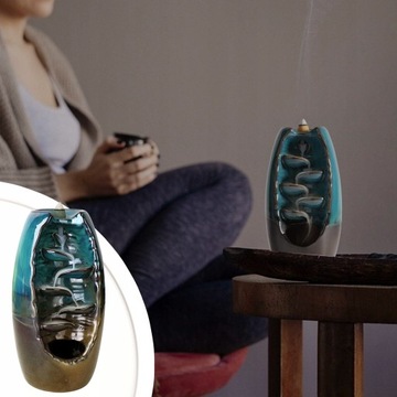 АРОМАТИЧЕСКИЙ КАМИН ВОДОПАД ЛАДИНИ + 10 шт. ФИТИЛИ - АРОМАТЕРАПИЯ