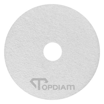 PAD MASZYNOWY TOPDIAM 17 CALI 430 MM BIAŁY