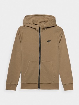 4F СВИТШОТ ДЛЯ МАЛЬЧИКОВ, ДЕТСКИЙ СВИТШОТ С КАПЮШОНОМ, КОРИЧНЕВЫЙ, размер 158