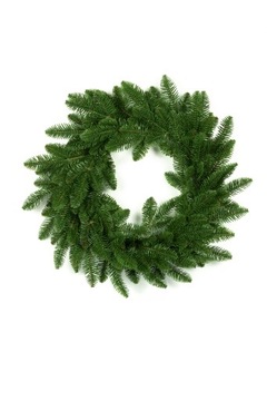 Венок НАТУРАЛЬНАЯ Пихта 100% ПЭ подложка для дверного столика цветочные композиции могила