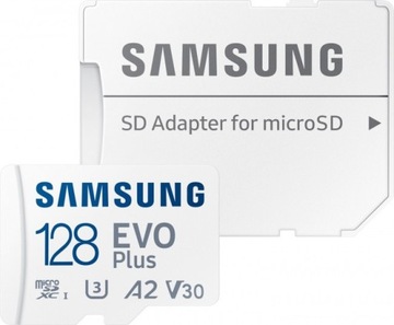 Samsung EVO PLUS microSDXC 128 ГБ UHS-I U3