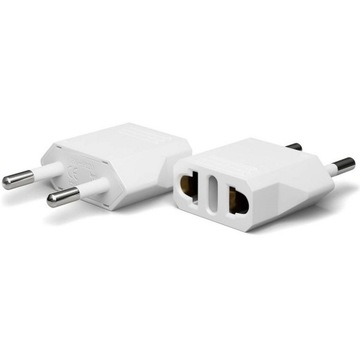 Adapter sieciowy przejściówka z gniazdka amerykańskiego na wtyk polski PL