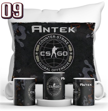 НАБОР CS GO КРУЖКА + ПОДУШКА + ИМЯ