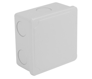 PUSZKA ELEKTRYCZNA INSTALACYJNA NATYNKOWA HERMETYCZNA IP55 80x80x42 mm