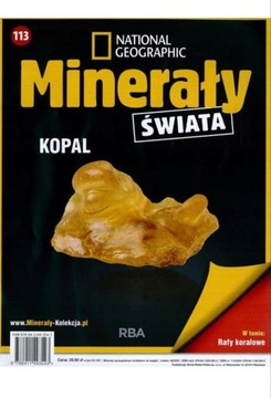 MINERAŁY ŚWIATA 113 Kopal + minerał