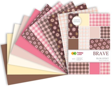 Blok Efekt Brave 10ark 19x29cm Happy Color
