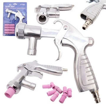 PISTOLET DO PIASKOWANIA Z DYSZAMI 8 DYSZY 4,5,6,7