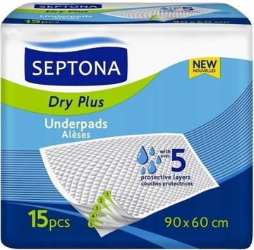 Septona Dry Plus podkłady higieniczne 15 sztuk