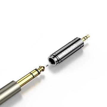 UGREEN ADAPTER PRZEJŚCIÓWKA Z 3.5MM NA 6,35MM JACK