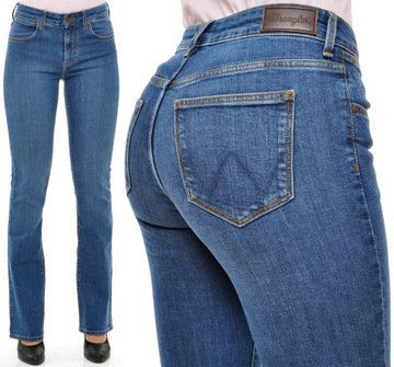 WRANGLER spodnie BLUE jeans BOOTCUT _ W28 L34