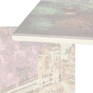 КАРТИНА ПО ЦИФРАМ 40х50см мост для ПОДАРОЧНОЙ РЕЛАКС-ТЕРАПИИ