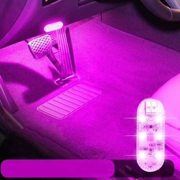 High Brightness LED Touch Light USB Charging Car Interior Lighting Magic