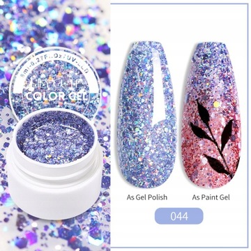 LILYCUTE 8ml Extension Nail Gel White Clear F