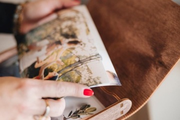 Деревянная коробка для фотографий 10х15 см до 100 шт.