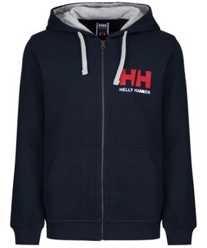 Bluza męska HH Logo Full Zip Hoodie Navy 34163-597 r. XL