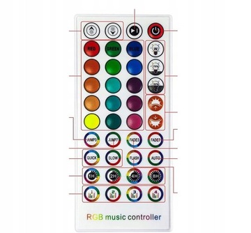 Светодиодная лента RGB, 20 м, пульт дистанционного управления через музыкальное приложение Bluetooth