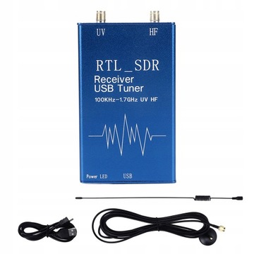 Odbiornik SDR RTL2832U R820T2 100KHz-1.7GHz
