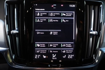 Volvo S90 II Sedan 2.0 D5 235KM 2020 Volvo S90 Bezwypadek Salon PL 1rej. 2021 D5 AWD ACC Kamera FV23, zdjęcie 23
