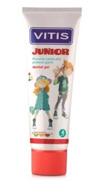 Зубна паста Vitis Junior від 6 років смак Тутті-фрутті 75 мл