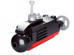 KLOCKI SLUBAN MINI ŁÓDŹ PODWODNA