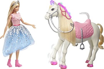 Barbie Princess Adventure Prance & Shimmer Horse and Barbie Princess Doll,