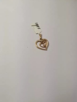 ZŁOTA ZAWIESZKA SERCE 2,15G /585