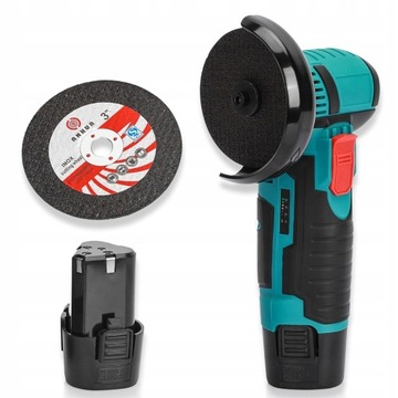 ZESTAW SZLIFIERKA KĄTOWA 12V,2 BATERIE,4500MAH