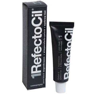 RefectoCil Pure black No. 1 Henna żelowa do brwi czarna