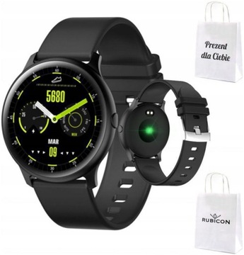SMART RUBICON RNCE61 DAMSKI ZEGAREK CZARNY