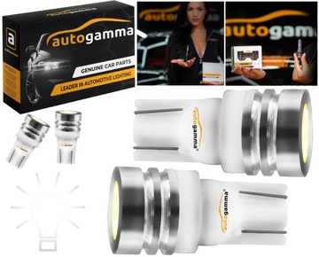 Żarówki postojowe W5W T10 LED SMD Postojówki Białe Komplet 2 szt.