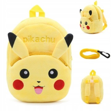 PLECAKI PRZEDSZKOLNE DZIECIĘCY PIKACHU 26 CM