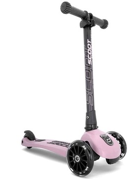 КОМПЛЕКТ SCOOT AND RIDE Розово-розовый СКУТЕР Highwaykick 3 + LED ШЛЕМ S-M 3L+